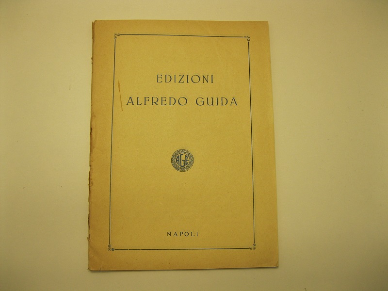 Edizioni Alfredo Guida. Napoli
